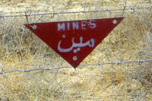 Kabul Golf Club - Warnung vor Minen