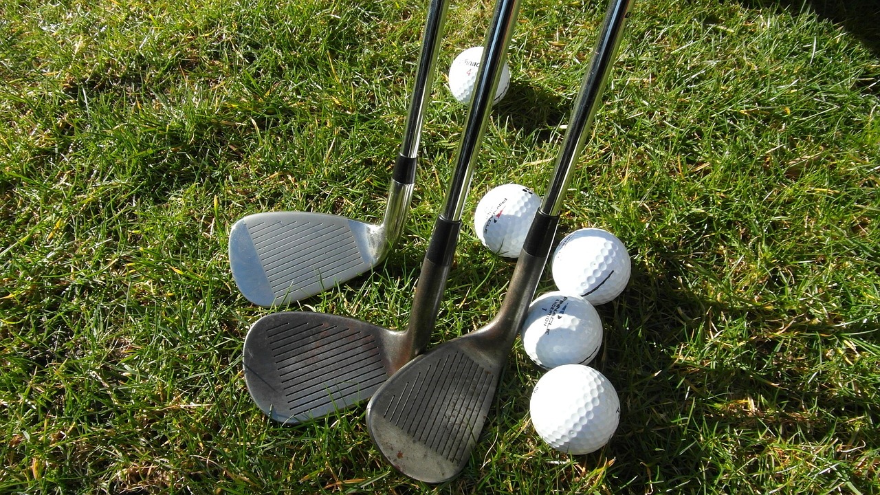Wedges auf der Driving Range