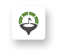 StrokesIn App-Icon — Scorekarte- und Handicap-App von golfsoft.ch